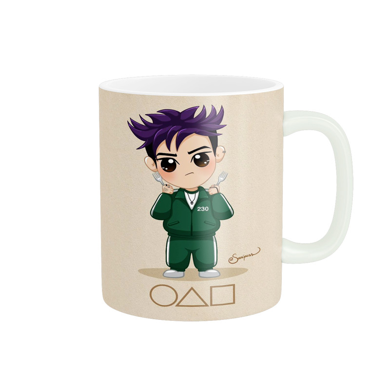 ماگ پادآفرین مدل بازی مرکب طرح اسکویید گیم کد p9253