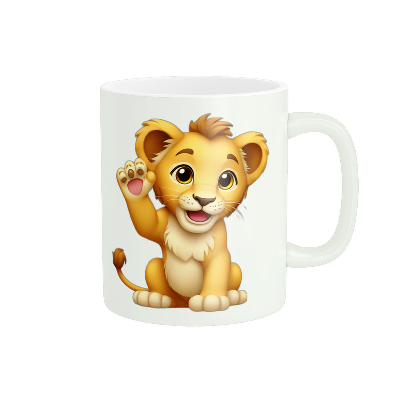 ماگ طرح بچه شیر کد 030