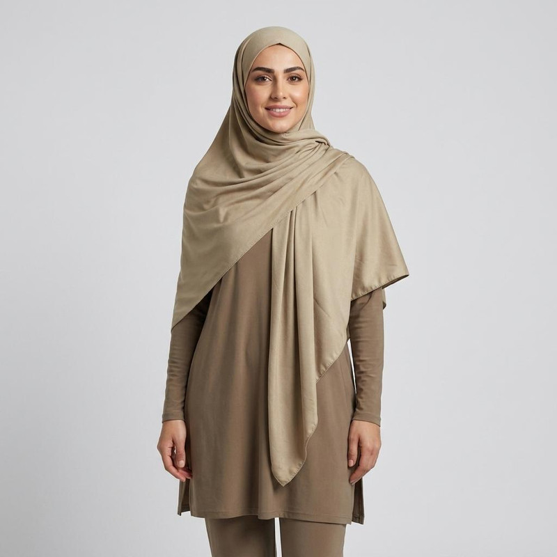 روسری زنانه آنالیا مدل نخی دور دوخت قواره بزرگ محبوب کد ana-9830