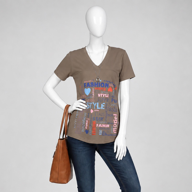 تیشرت زنانه مدل nm406