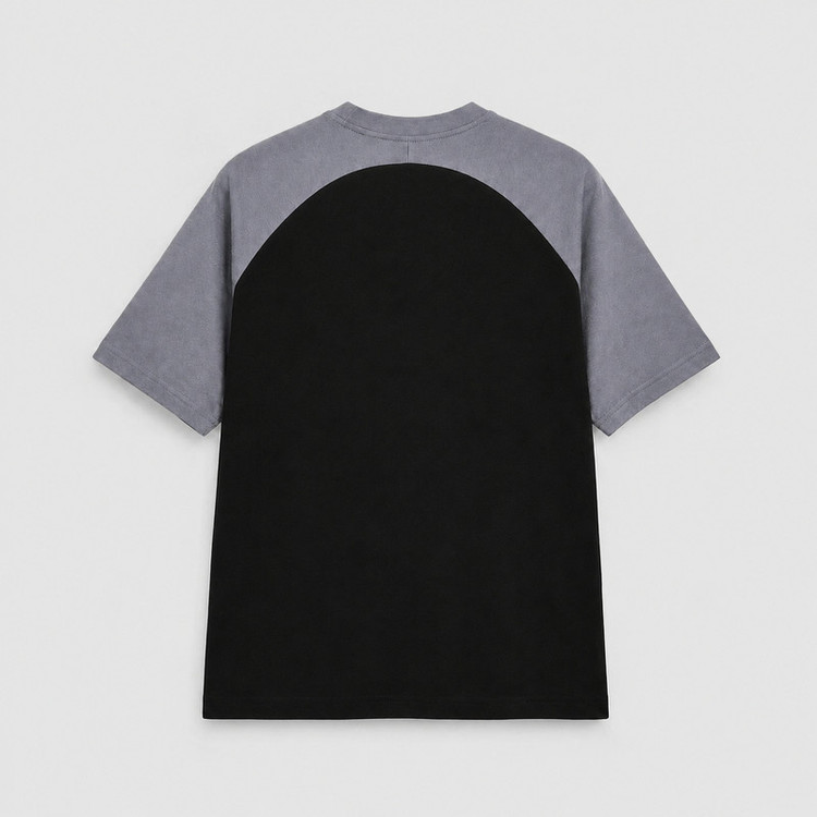 تیشرت اورسایز آستین کوتاه یقه گرد مردانه مدل FC BM_Raglan011
