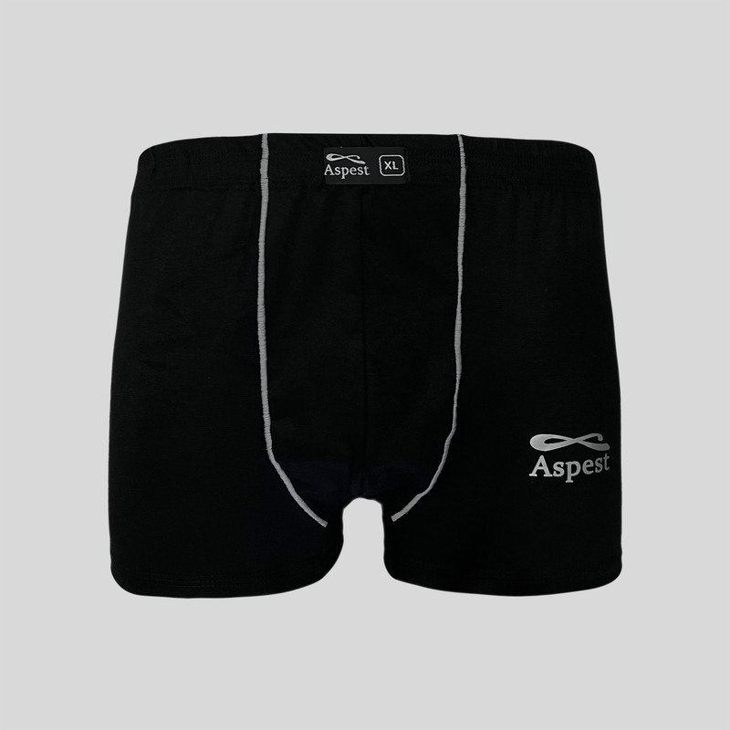 شورت پادار مردانه اسپست کد ASP-BOX-BLK