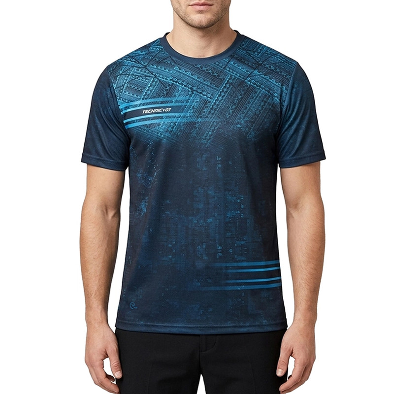 تیشرت ورزشی آستین کوتاه مردانه تکنیک+07 مدل |TS-167|