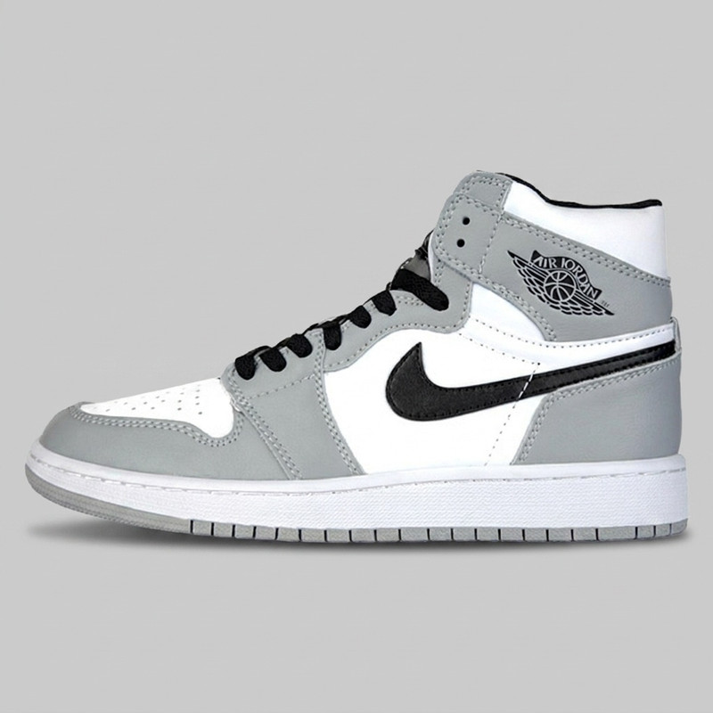 کفش مخصوص دویدن مدل Air Jordan 1 Mid Light Smoke