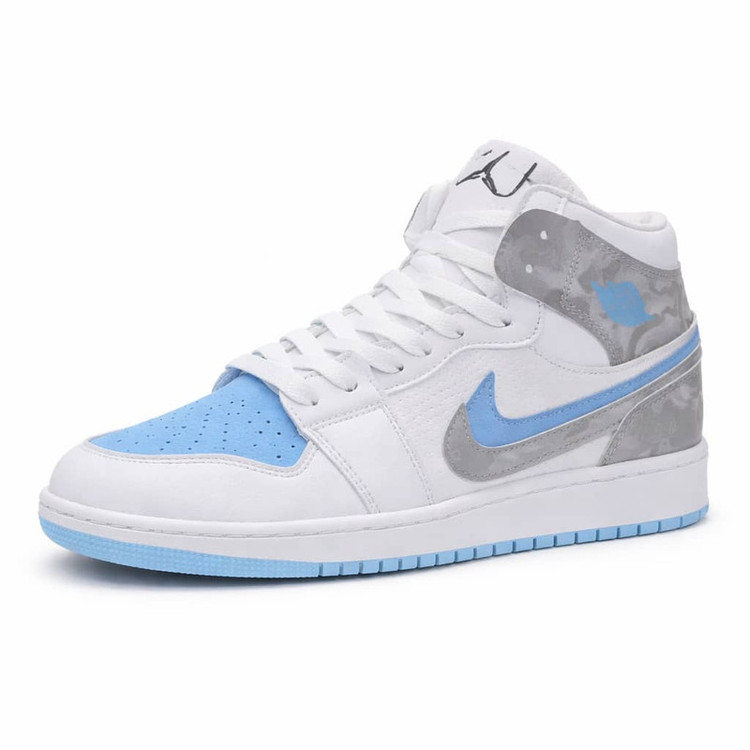 کفش مخصوص دویدن مدل Air Jordan 1 Mid Light Smoke