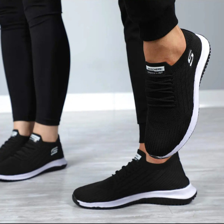 کفش راحتی مردانه مدل Knit-Blk