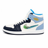 کفش پیاده روی مدل Air Jordan 1 Denim