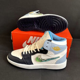 کفش پیاده روی مدل Air Jordan 1 Denim