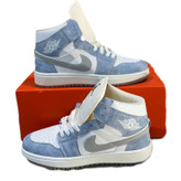 کفش پیاده روی مدل Air Jordan 1 Denim