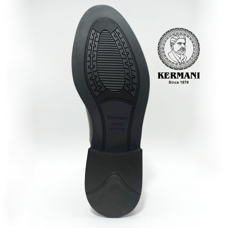 نیم بوت مردانه کرمانی مدل چرم دستدوز طبیعی کد 626