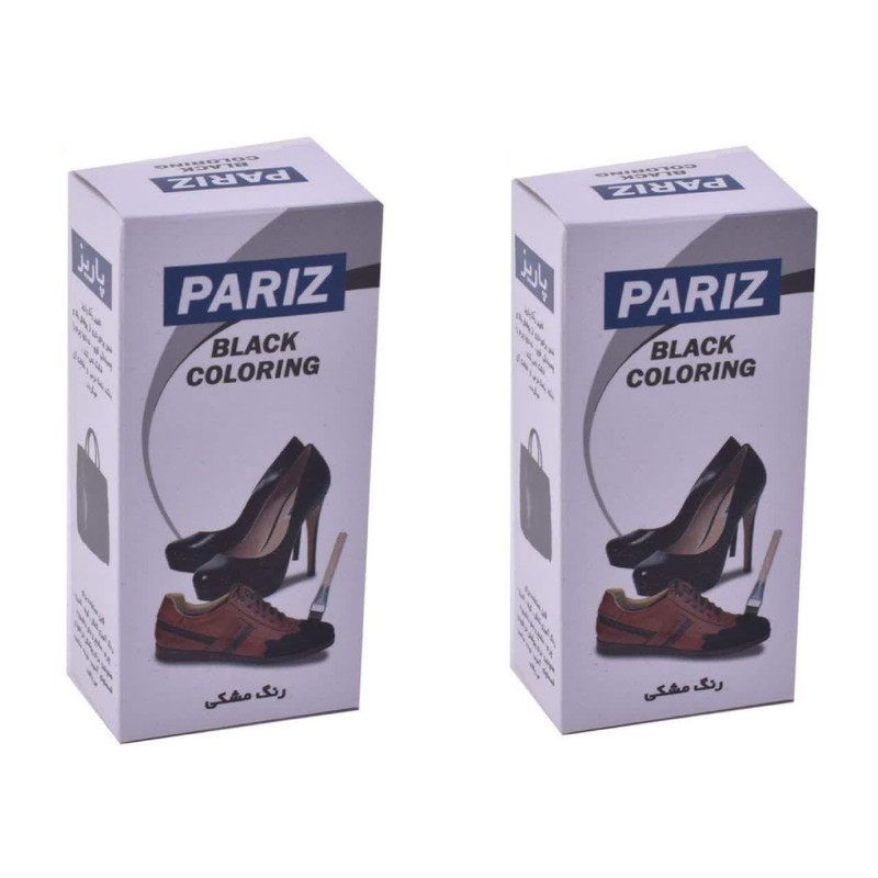 رنگ چرم پاریز مدل kp بسته 2 عددی