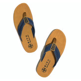 دمپایی لاانگشتی مردانه کیتو مدل Denim Style کد RS-NBL-054