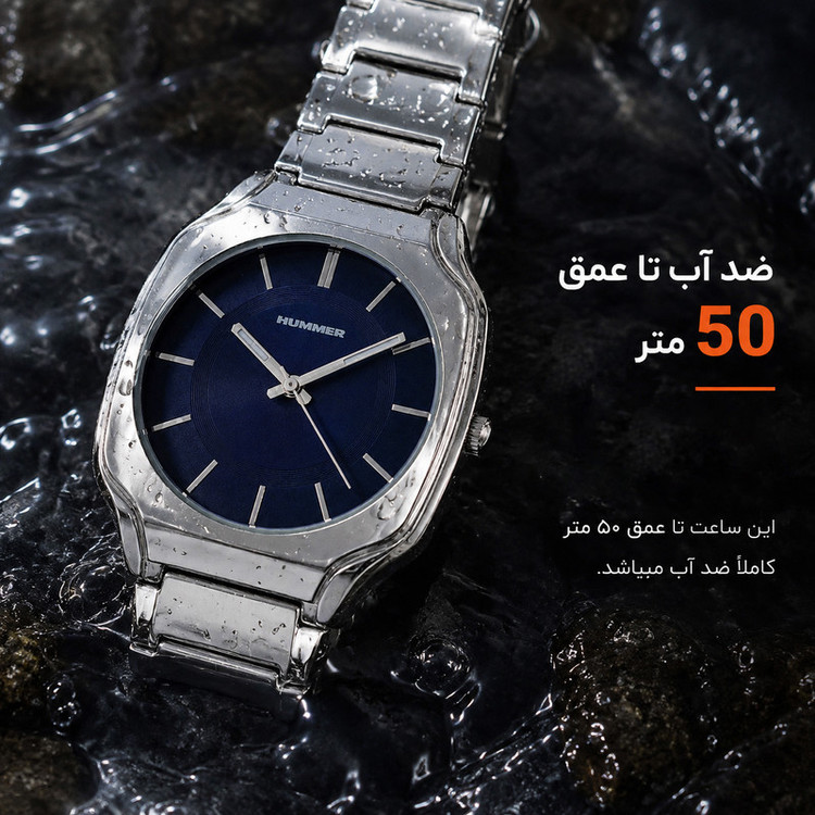 ساعت مچی عقربه ای مردانه هامر مدل پتک موتور ژاپن رفرنس HM1116-C1