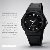 ساعت مچی عقربه ای مردانه هامر مدل موتور ژاپن بند PU ضدآب رفرنس HM1112-C2