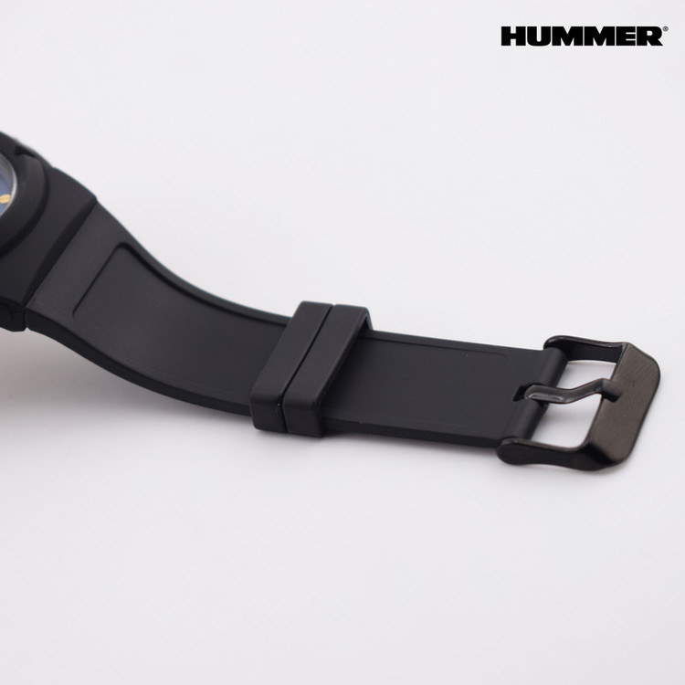 ساعت مچی عقربه ای مردانه هامر مدل موتور ژاپن بند PU ضدآب رفرنس HM1112-C4