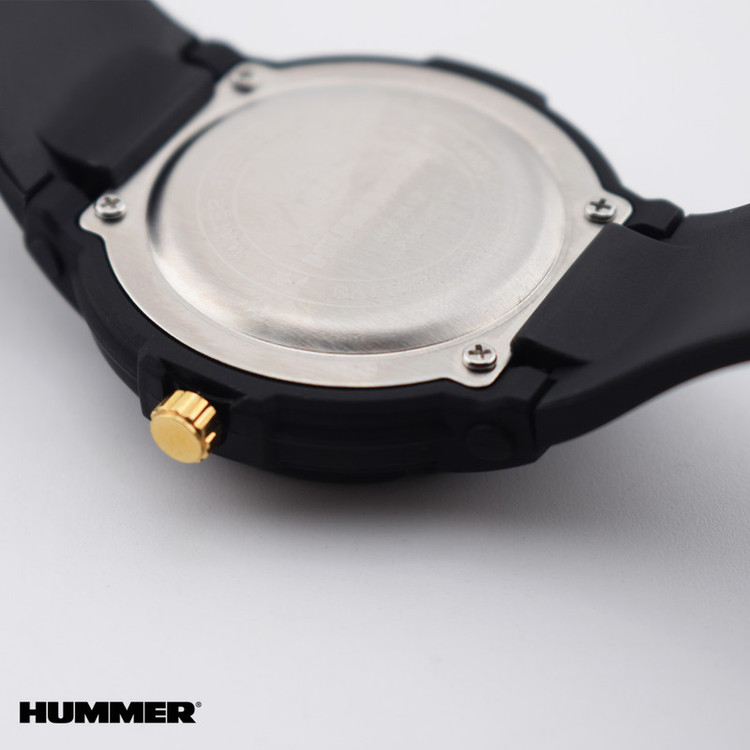 ساعت مچی عقربه ای مردانه هامر مدل موتور ژاپن بند PU ضدآب رفرنس HM1112-C4