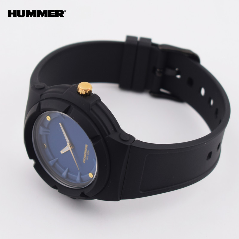 ساعت مچی عقربه ای مردانه هامر مدل موتور ژاپن بند PU ضدآب رفرنس HM1112-C4
