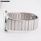 ساعت مچی عقربهای کوارتز مردانه هامر مدل موتور ژاپن قفل مخفی کد 814G-C2