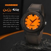 ساعت مچی عقربه ای مردانه هامر مدل موتور ژاپن بند PU ضدآب رفرنس HM1112-C3
