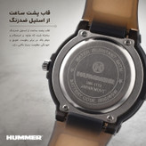 ساعت مچی عقربه ای مردانه هامر مدل موتور ژاپن بند PU ضدآب رفرنس HM1112-C3