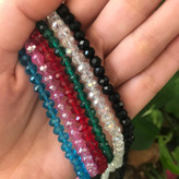 مهره دستبند طرح کریستال کد 341 مجموعه 550 عددی
