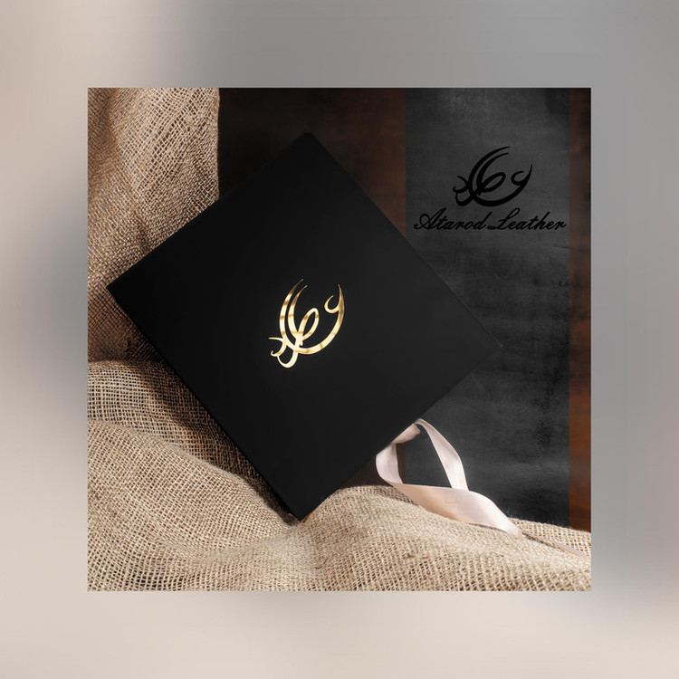 ست هدیه مردانه چرم عطارد مدل چرم طبیعی کد A49