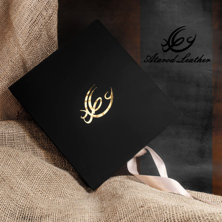 ست هدیه مردانه چرم عطارد مدل چرم طبیعی کد A49