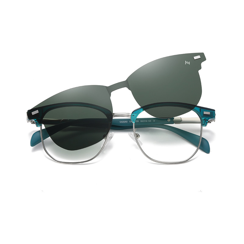 فریم عینک طبی آلبرت وگ مدل CG3202C658-P25 Polarized Double Switch