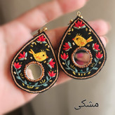 گوشواره دست ساز زنانه مدل مرغ آمین
