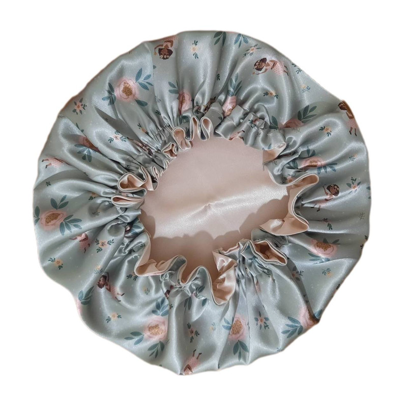 کلاه زنانه مدل ساتن ابریشم طرح فرشته
