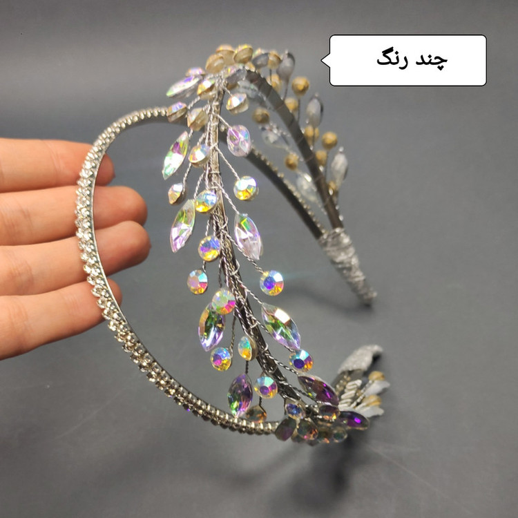 تل مو زنانه مدل مجلسی نگینی کد Sh221