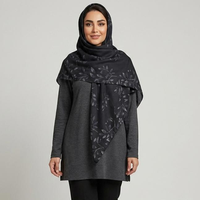 روسری زنانه مدل نخی خنک طرح ساده کد ana-2860