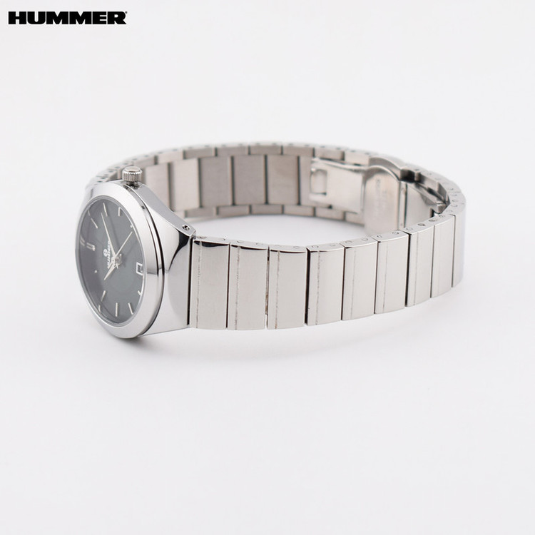 ساعت مچی عقربهای کوارتز زنانه هامر مدل موتور ژاپن قفل مخفی کد 814L-C2