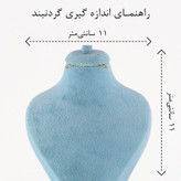 گردنبند زنانه ژوپینگ مدل قلبی کد AAB773
