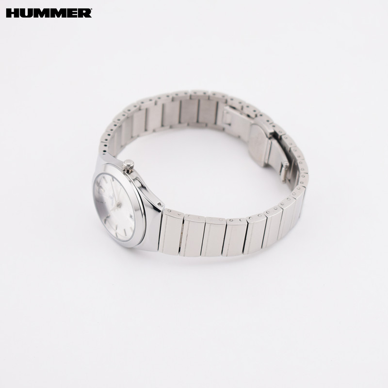 ساعت مچی عقربهای کوارتز زنانه هامر مدل موتور ژاپن قفل مخفی کد 814L-C1