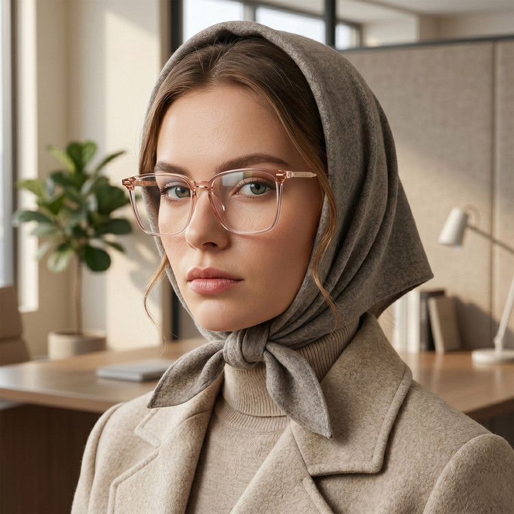 فریم عینک طبی مربعی زنانه مدل ST6201C309-P174 مناسب برای انواع صورت