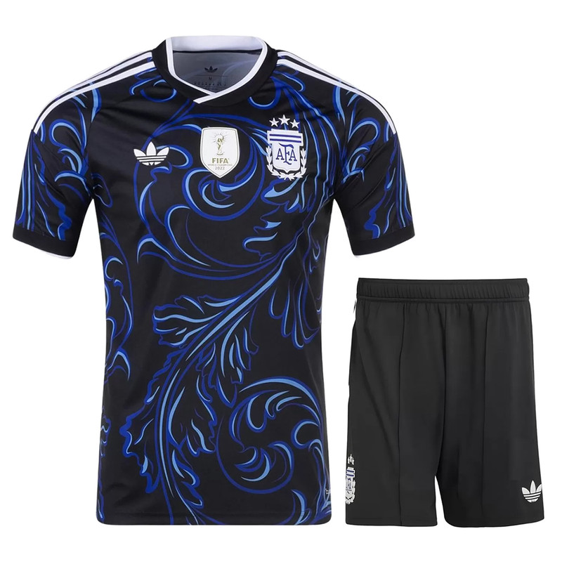 ست تی‌شرت آستین کوتاه و شلوارک ورزشی مردانه مدل آرژانتین Away WC 2026
