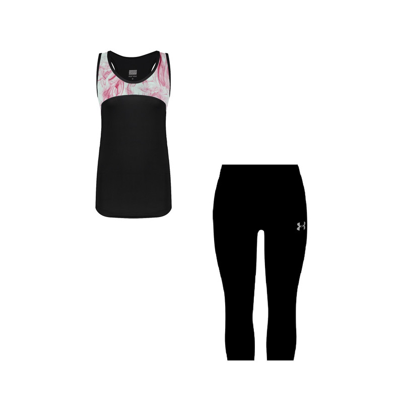 ست تاپ و شلوارک ورزشی زنانه مدل 3601-3101