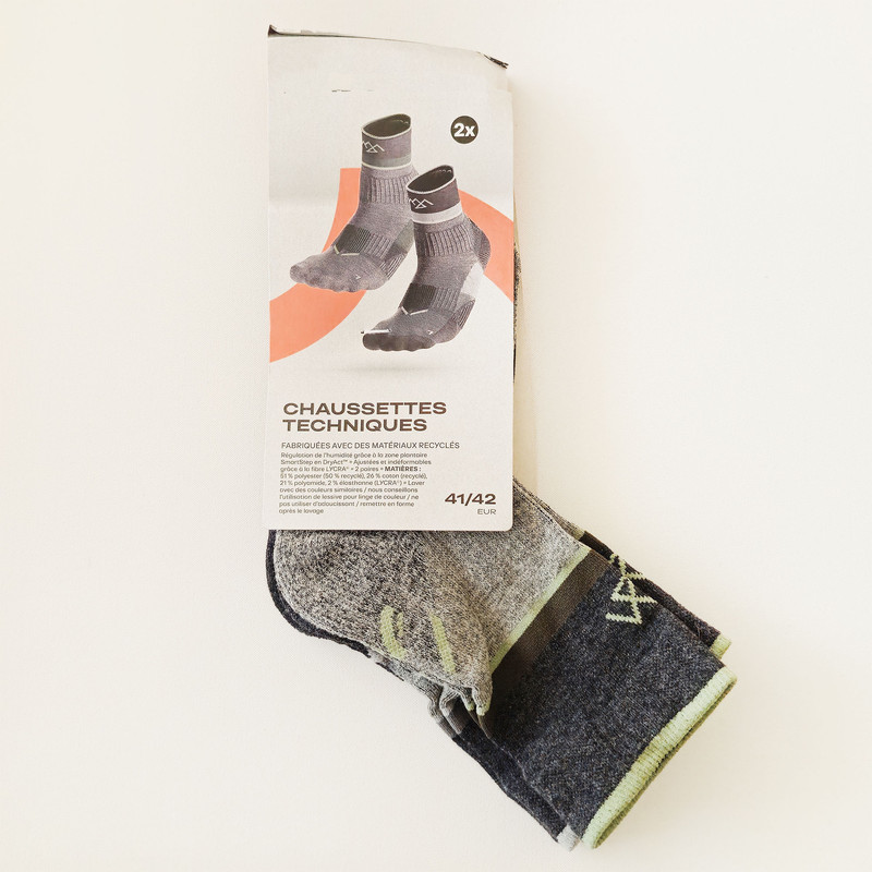 جوراب ورزشی مردانه مدل SEP-CHAUSSETTES TECHNIQUES-001 مجموعه 2 عددی