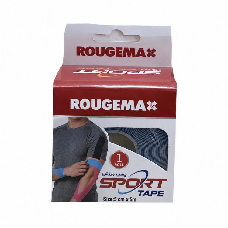چسب عضله روژه مکث مدل کنزیوتیپ SPORT TAPE