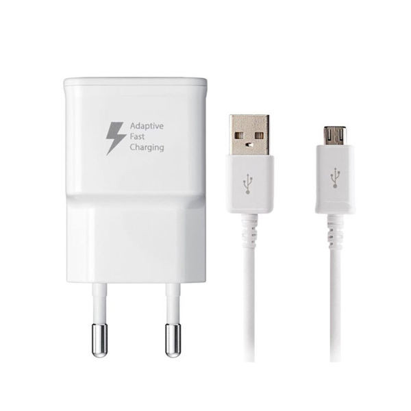 شارژر دیواری مدل EP-TA20EWE A plus به همراه کابل تبدیل microUSB