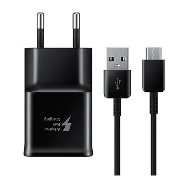 شارژر دیواری مدل EP_TA200 _FATS به همراه کابل تبدیل USB