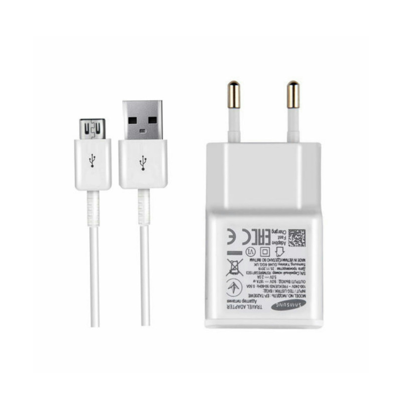 شارژر دیواری مدل T20E به همراه کابل تبدیل MicroUSB