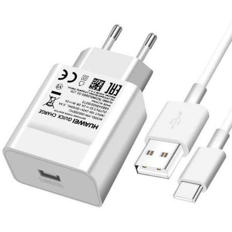 شارژر دیواری مدل HW-00C به همراه کابل تبدیل USB-C