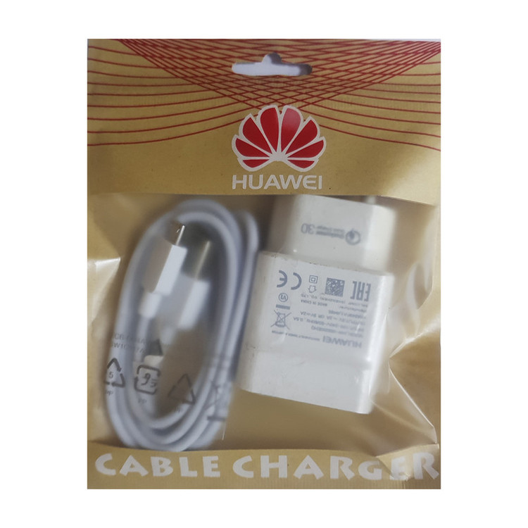 شارژر دیواری مدل HW-00C به همراه کابل تبدیل USB-C