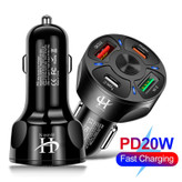 شارژر فندکی 20 وات هارمن مدل CX-2U+2PD QC3FAST