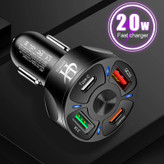 شارژر فندکی 20 وات هارمن مدل CX-2U+2PD QC3FAST