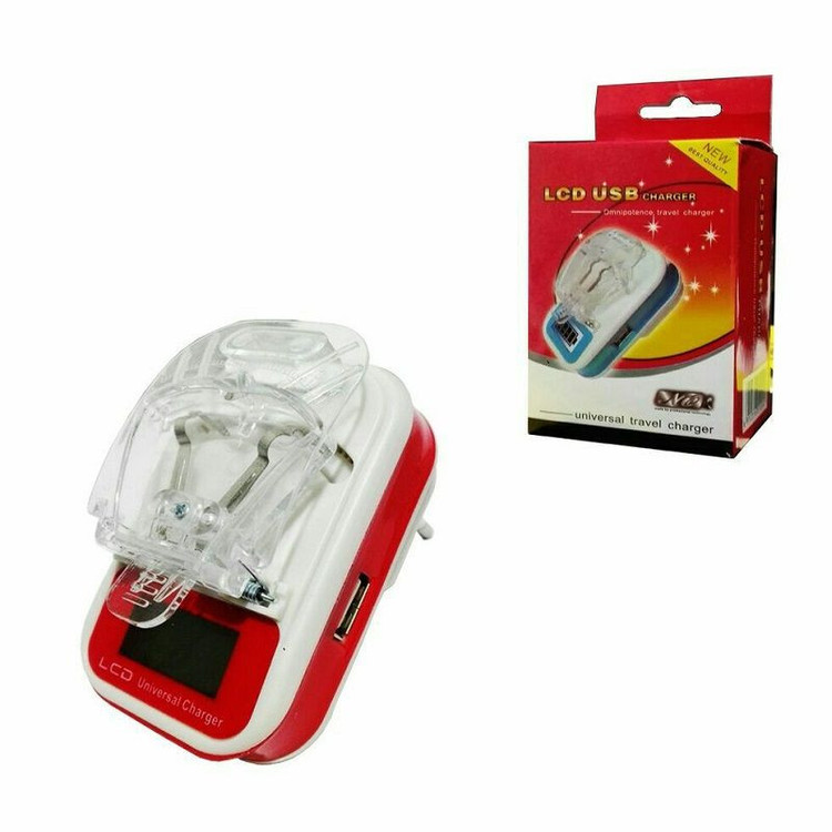 شارژر دیواری مدل LCD USB