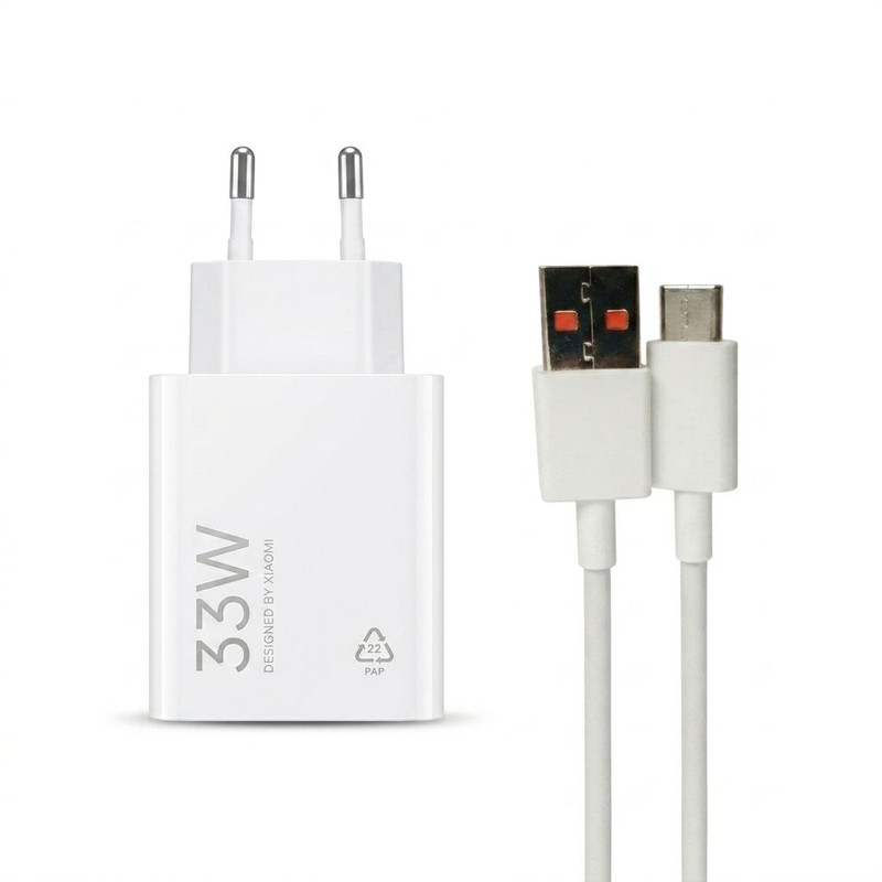 شارژر دیواری 33 وات مدل MDY_16_EF به همراه کابل USB-C