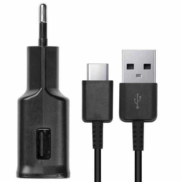 شارژر دیواری 15 وات توربو مدل A51 به همراه کابل تبدیل USB-c
